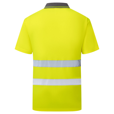 Tricou polo reflectorizant Portwest ES477 ES1 ESSENTIAL, 100% poliester, 175 g [1]