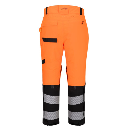 Pantaloni reflectorizanti Portwest EV402 Hi-Vis, 100% poliester stretch 150D, 160 gr/mp [1]