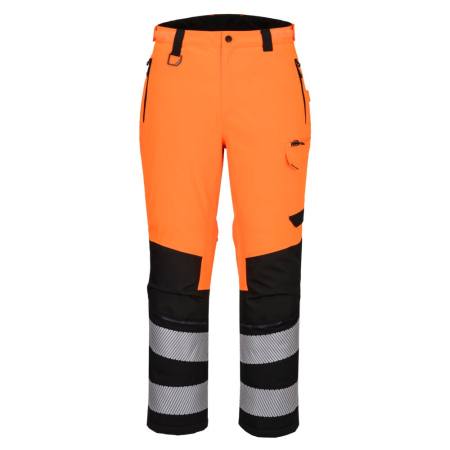 Pantaloni reflectorizanti Portwest EV402 Hi-Vis, 100% poliester stretch 150D, 160 gr/mp [0]