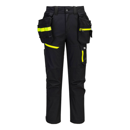 Pantaloni de lucru in talie - Pantaloni de lucru cu buzunare detasabile Portwest EV446, 88% nailon, 12% elastan, 175 gr/mp