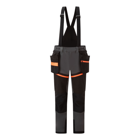 Pantaloni salopeta cu pieptar Portwest EV443 Shell, 100% poliester stretch 75D, 150 gr/mp [0]