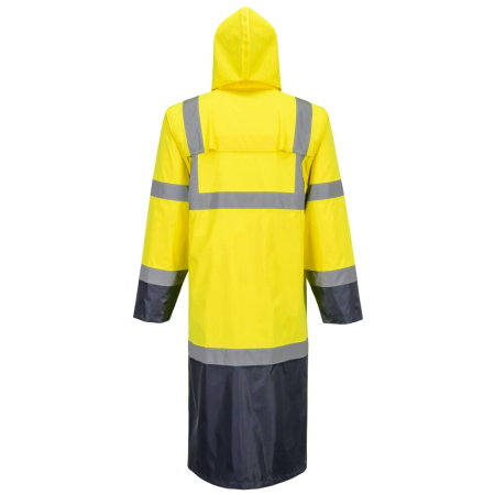 Pelerina de ploaie reflectorizanta Portwest H446 Hi-Vis CONTRAST, 100% poliester, 200 gr/mp [1]
