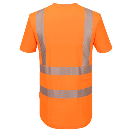 Tricou clasic cu maneca scurta reflectorizant Portwest PW3 Hi-Vis S/S, 100% poliester, 150 gr/mp [1]