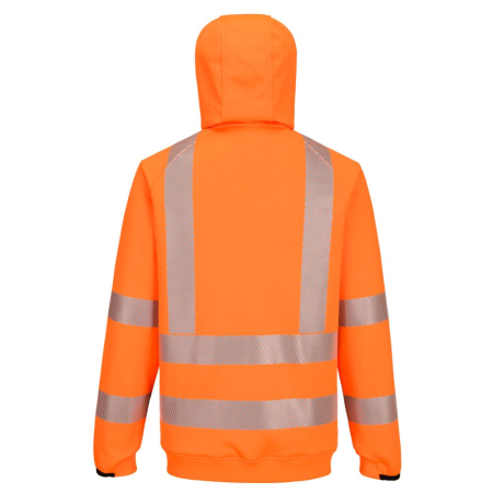 Hanorac cu gluga reflectorizant Portwest KX3 Hi-Vis SPORT, 65% poliester, 35% bumbac, 300 gr/mp [1]