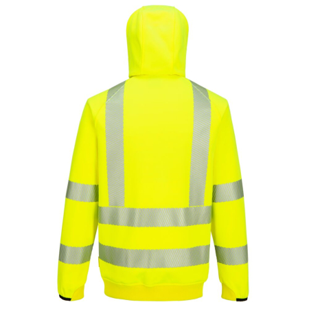 Hanorac cu gluga reflectorizant Portwest KX3 Hi-Vis SPORT, 65% poliester, 35% bumbac, 300 gr/mp [1]
