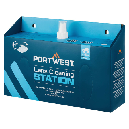 Echipamente speciale de protectie - Statie de curatare a lentilelor Portwest PA02, anti-statica, nu contine alcool