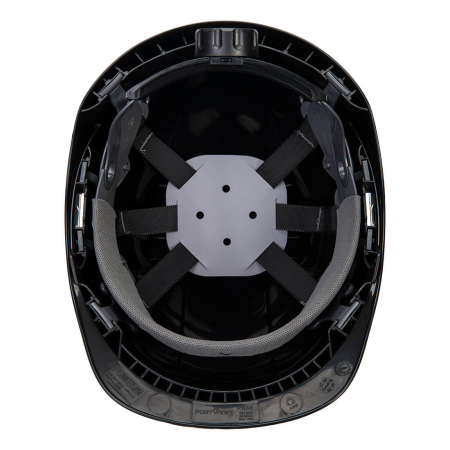 Casca de protectie Portwest PS54 ENDURANCE PLUS, cu ham si suspensie textilă in 6 puncte [1]