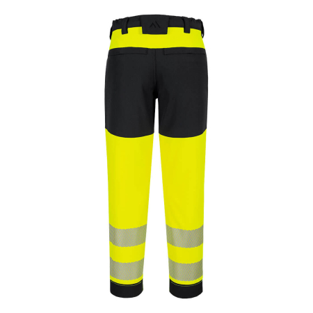 Pantaloni de lucru reflectorizanti dama Portwest PW3 Hi-Vis WOMEN'S STRETCH, 94% Poliester, 6% elastan, 300 gr/mp [1]