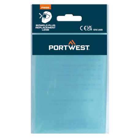 OCHELARI SI MASTI SUDURA - Lentile de protectie pentru casca de sudura Portwest PW66  BIZWELD PLUS, 114x90 mm
