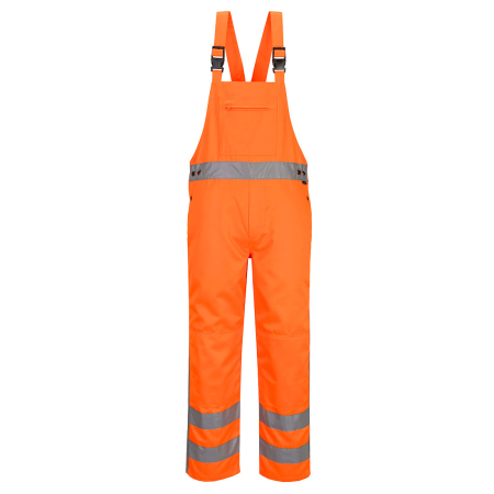 Pantaloni pieptar reflectorizanti - Pantaloni salopeta cu pieptar reflectorizanti Portwest R441