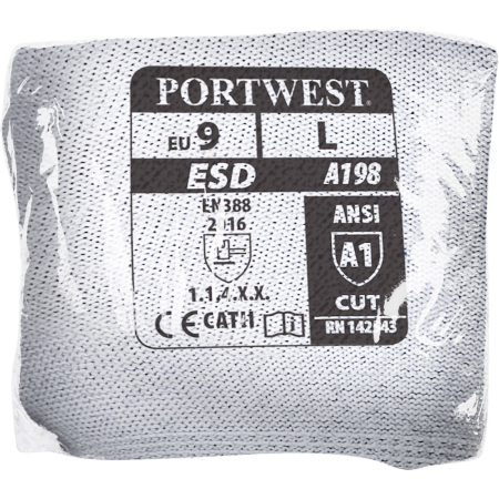 Manusi de protectie antistatice Portwest Vending VA198, aplicatii PU pe varful degetelor [1]