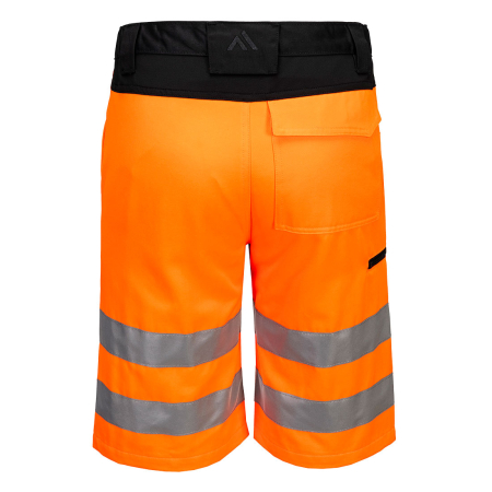 Pantaloni scurti reflectorizanti Portwest WX2 ECO Hi-Vis, 65% poliester reciclat, 35% bumbac, 245 gr/mp [1]