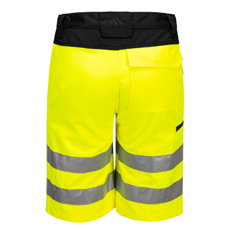 Pantaloni scurti reflectorizanti Portwest WX2 ECO Hi-Vis, 65% poliester reciclat, 35% bumbac, 245 gr/mp [1]