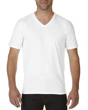 Imbracaminte de lucru - Tricou clasic Gildan GI41V00 PREMIUM COTTON V-NECK, 100% bumbac, 185 gr/mp