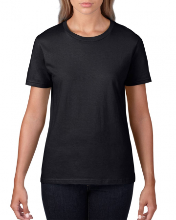 Tricouri clasice - Tricou clasic dama Gildan GIL4100 PREMIUM COTTON, 100% bumbac, 185 gr/mp