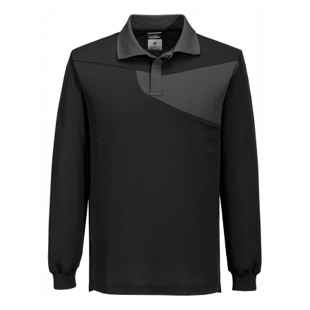 Imbracaminte de lucru - Tricou polo cu maneca lunga Portwest PW218 PW2 COMFORT POLO, 55% bumbac, 45% poliester, 144 gr/mp