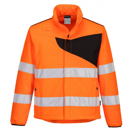 Jachete softshell reflectorizante - Jacheta softshell reflectorizanta Portwest  PW2 PW275, 96% poliester, 4% elastan, 280 gr/mp