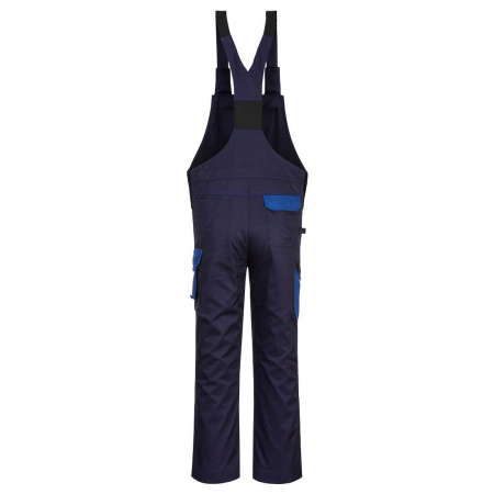 Pantaloni salopeta cu pieptar Portwest PW243 PW2, 65% poliester, 35% bumbac, 245g [2]