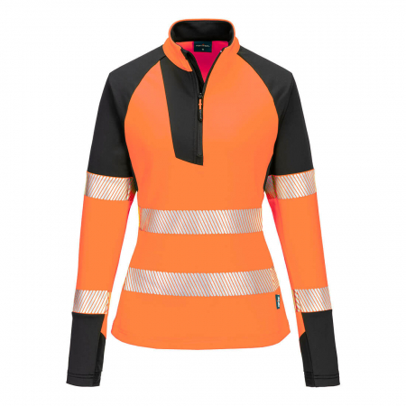 Imbracaminte de lucru - Jacheta de lucru dama Hi-Vis WOMEN'S 1/4 Portwest T173, 92% poliester, 8% elastan, 360 gr/mp