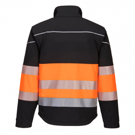 Jacheta softshell reflectorizanta Portwest PW3 PW375, 94% poliester, 4% elastan, 310 gr/mp [1]