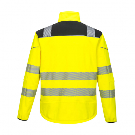 Jacheta softshell reflectorizanta Portwest VISION T402 PW3, 94% poliester, 6% elastan, 310 gr/mp [2]
