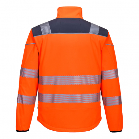 Jacheta softshell reflectorizanta Portwest VISION T402 PW3, 94% poliester, 6% elastan, 310 gr/mp [2]