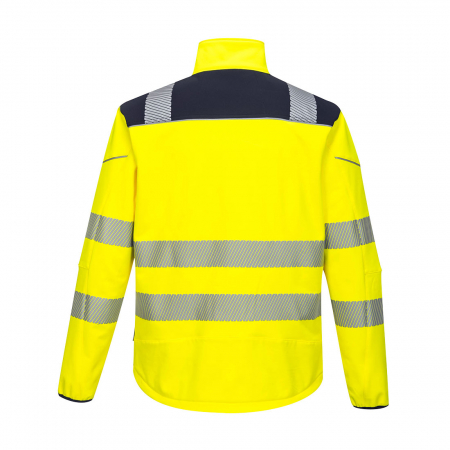 Jacheta softshell reflectorizanta Portwest VISION T402 PW3, 94% poliester, 6% elastan, 310 gr/mp [2]
