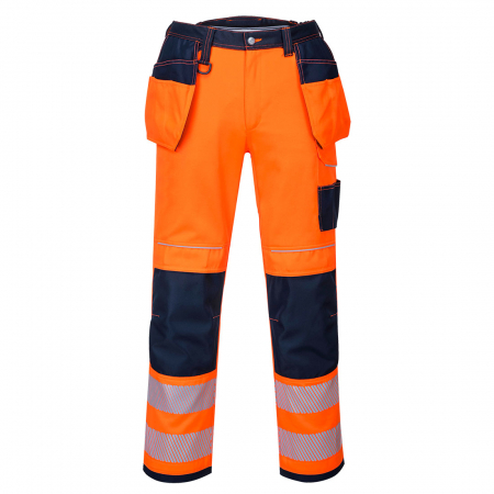 Imbracaminte de lucru - Pantaloni reflectorizanti Portwest HOLSTER T501 PW, 65% poliester, 35% bumbac, 300g