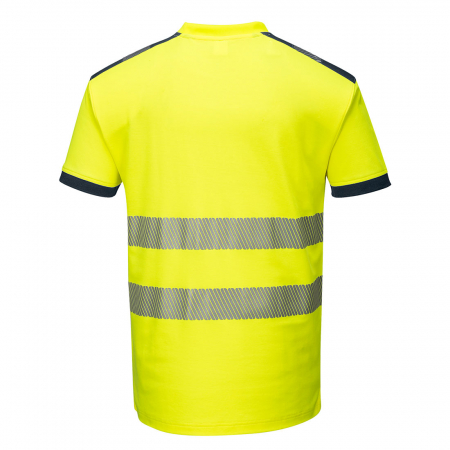 Tricou clasic reflectorizant Portwest T181 PW3,  55% bumbac, 45% poliester, 175g [2]