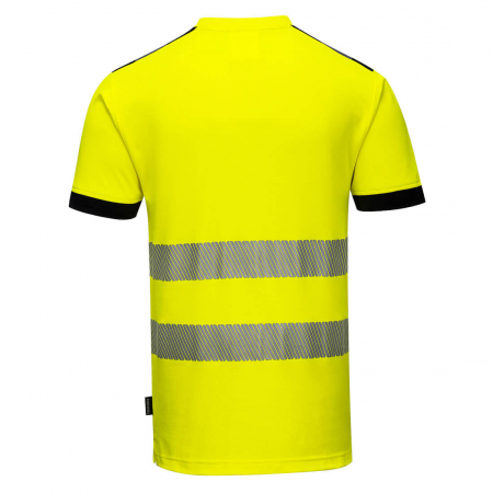Tricou clasic reflectorizant Portwest T181 PW3,  55% bumbac, 45% poliester, 175g [2]