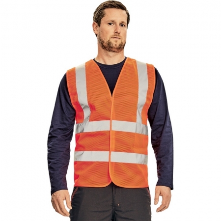 Vesta reflectorizanta tip plasa Cerva QUOLL, 100% poliester [1]