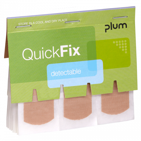 Rezerva plasturi detectabili Plum QUICK FIX, 45 buc, insertie metalica [1]