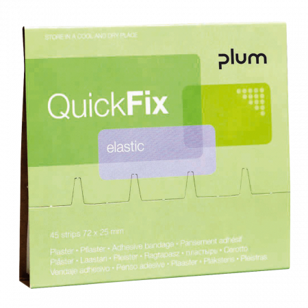 Prim ajutor | Securitatea muncii - Rezerva plasturi elastici Plum QUICK FIX, 45 buc