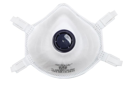 Protectia capului - Semimasca de protectie cu supapa FFP3 Rock Safety 5820, tip cupa