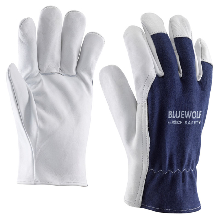 Manusi de protectie din PIELE - Manusi de protectie Rock Safety BLUEWOLF, piele capra