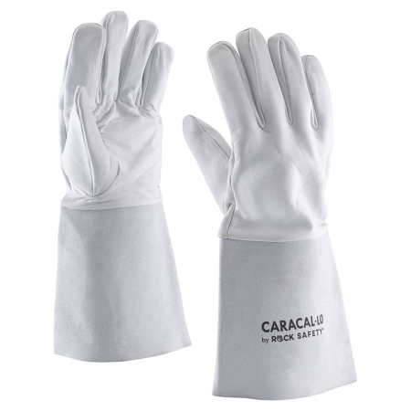 Manusi de protectie din PIELE - Manusi de protectie sudura Rock Safety CARACAL-LO, piele spalt oaie, 35cm