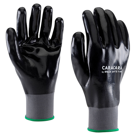 Manusi de protectie impregnate cu NITRIL - Manusi de protectie Rock Safety CARACARA, impregnate in nitril, rezistente la ulei