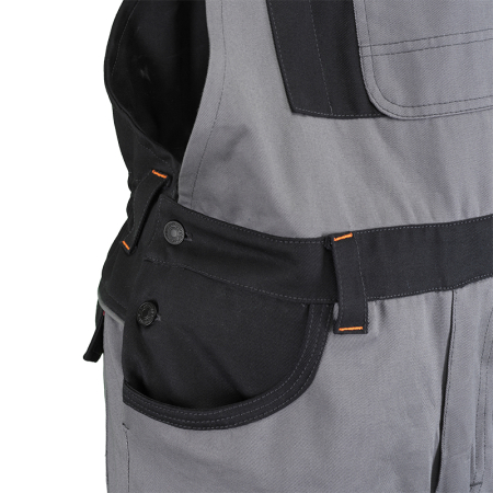Pantaloni salopeta cu pieptar Rock Safety COMFORT-BP, 100% bumbac, 250 gr/mp [5]
