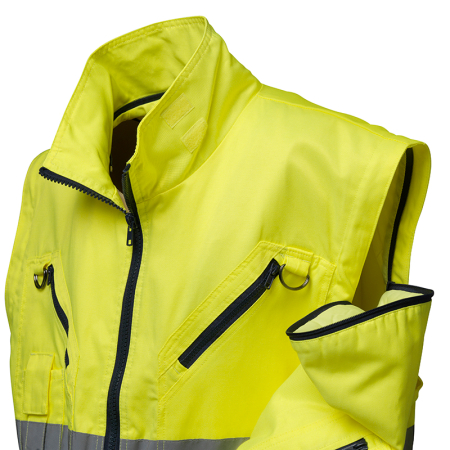 Jacheta de iarna reflectorizanta pilot 3 in 1 Rock Safety DISCOVER,  45% poliester, 55% bumbac, 290 gr/mp [6]