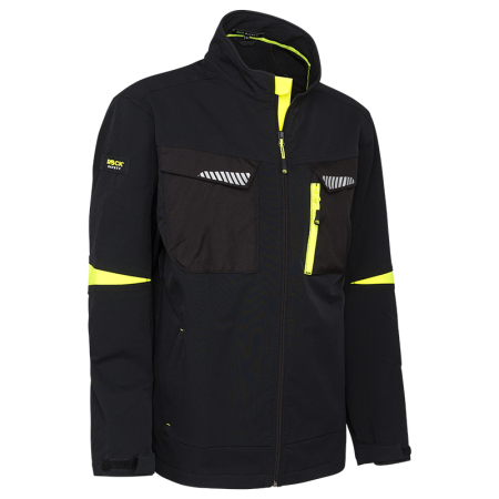 Jachete - Jacheta de lucru 4 Way Stretch Rock Safety FLEXIMOVE-JT-B, 90% nailon, 10% elastan, 250 gr/mp