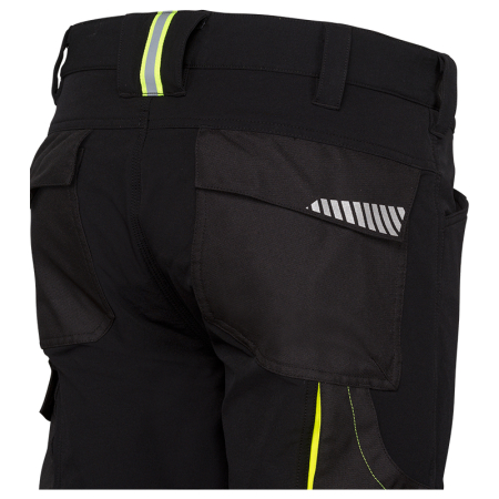 Pantaloni de lucru in talie 4 Way Stretch Rock Safety FLEXIMOVE-TR-B, 90% nailon, 10% elastan, 250 gr/mp [4]