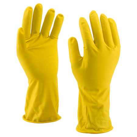 Manusi de protectie impregnate cu LATEX - Manusi din latex pentru menaj Rock Safety HG-60, 100% latex