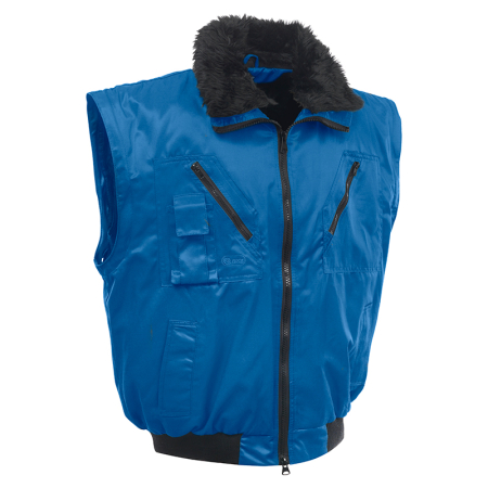 Jacheta vatuita de iarna Rock Safety INUIT, 55% bumbac, 45% PES hidrofug, captuseala detasabila [3]