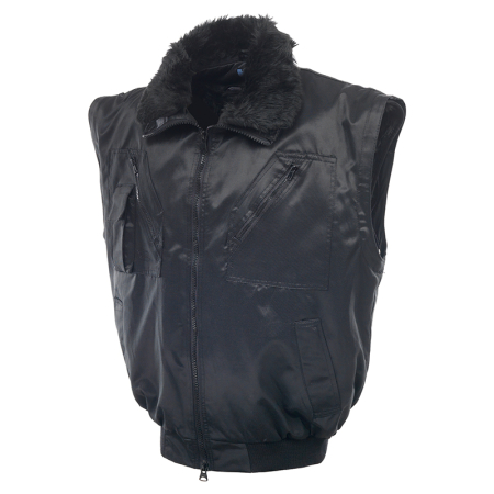 Jacheta vatuita de iarna Rock Safety INUIT, 55% bumbac, 45% PES hidrofug, captuseala detasabila [5]