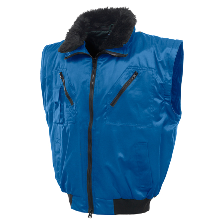 Jacheta vatuita de iarna Rock Safety INUIT, 55% bumbac, 45% PES hidrofug, captuseala detasabila [4]