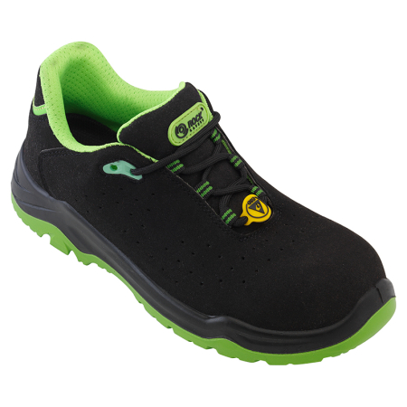 Pantofi de protectie cu bombeu si lamela (S1P) - Pantofi de protectie Rock Safety MICPRO-HS-G S1P SRC ESD, cu bombeu din fibra de sticla si lamela