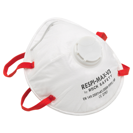 Semimasca de protectie cu supapa FFP3 Rock Safety RESPI-MAX-V3 [1]