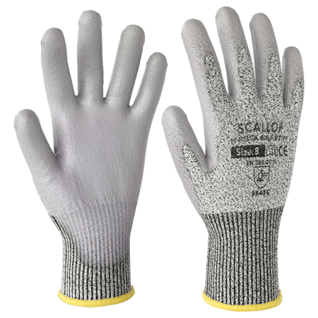 Manusi de protectie - Manusi de protectie taiere Rock Safety SCALLOP, impregnate in poliuretan