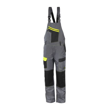 Pantaloni salopeta cu pieptar Rock Safety SHELTER-BP, 65% poliester, 35% bumbac, 250 gr/mp [2]