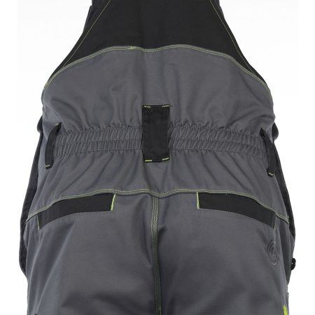 Pantaloni salopeta cu pieptar Rock Safety SHELTER-BP, 65% poliester, 35% bumbac, 250 gr/mp [4]